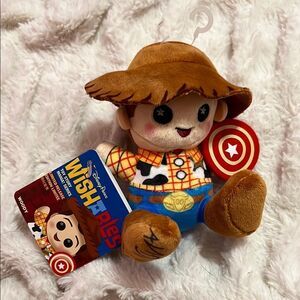 Disney Wishables Woody Plush Toy - Brown and Blue